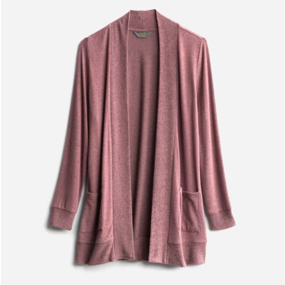 Market & Spruce Heather Brushed Knit Two Pocket Cardigan
